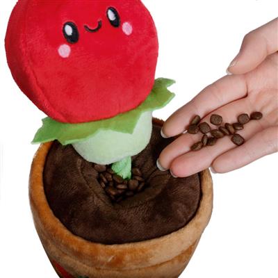 Tomato Treat-and-Tug Dog Toy